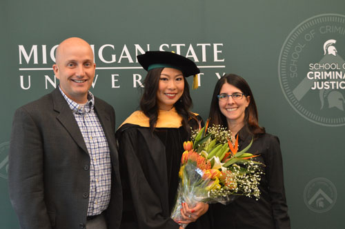 Chris Melde, Carrie Li and April Zeoli