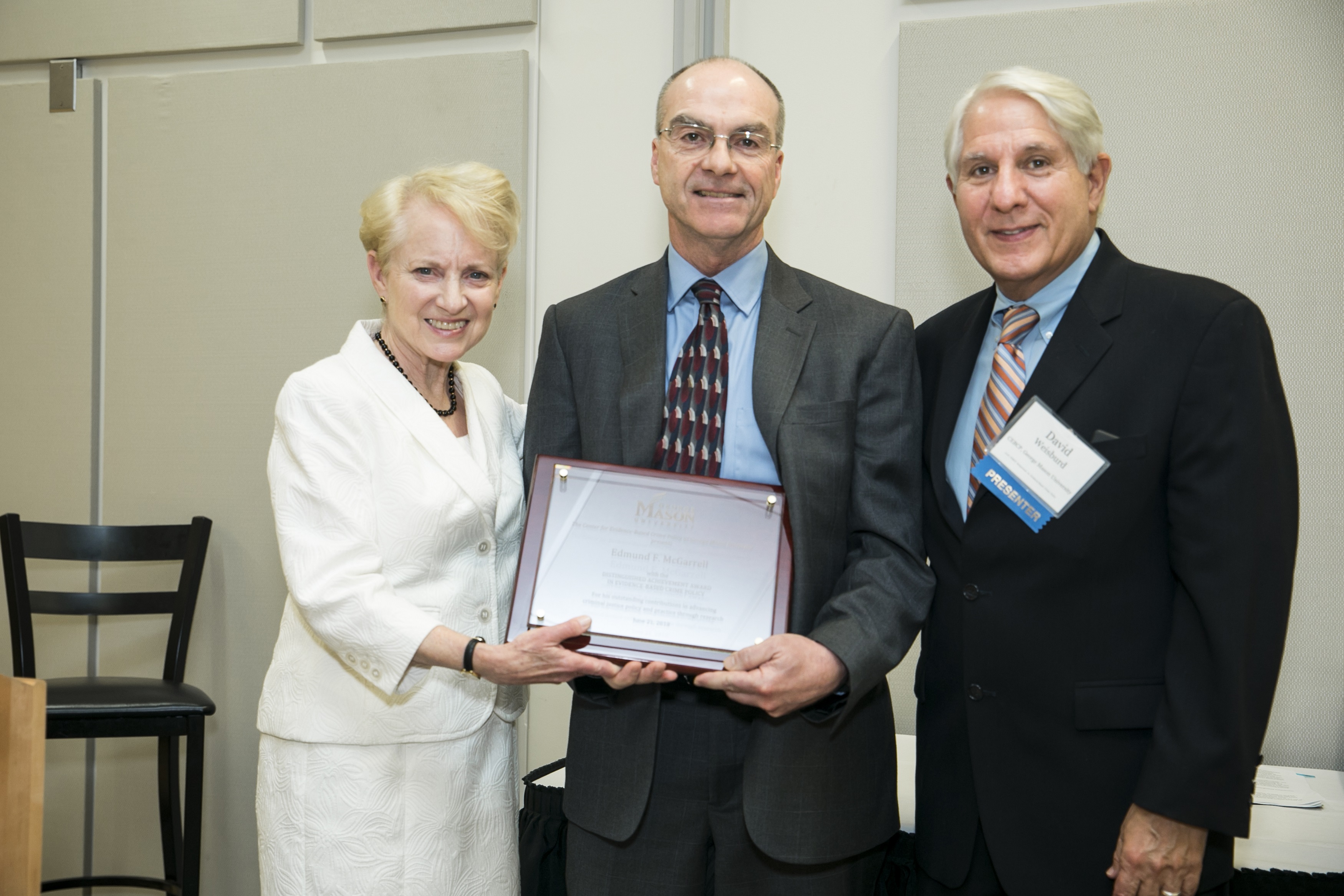 Photo of Ed McGarrell Receiving Award