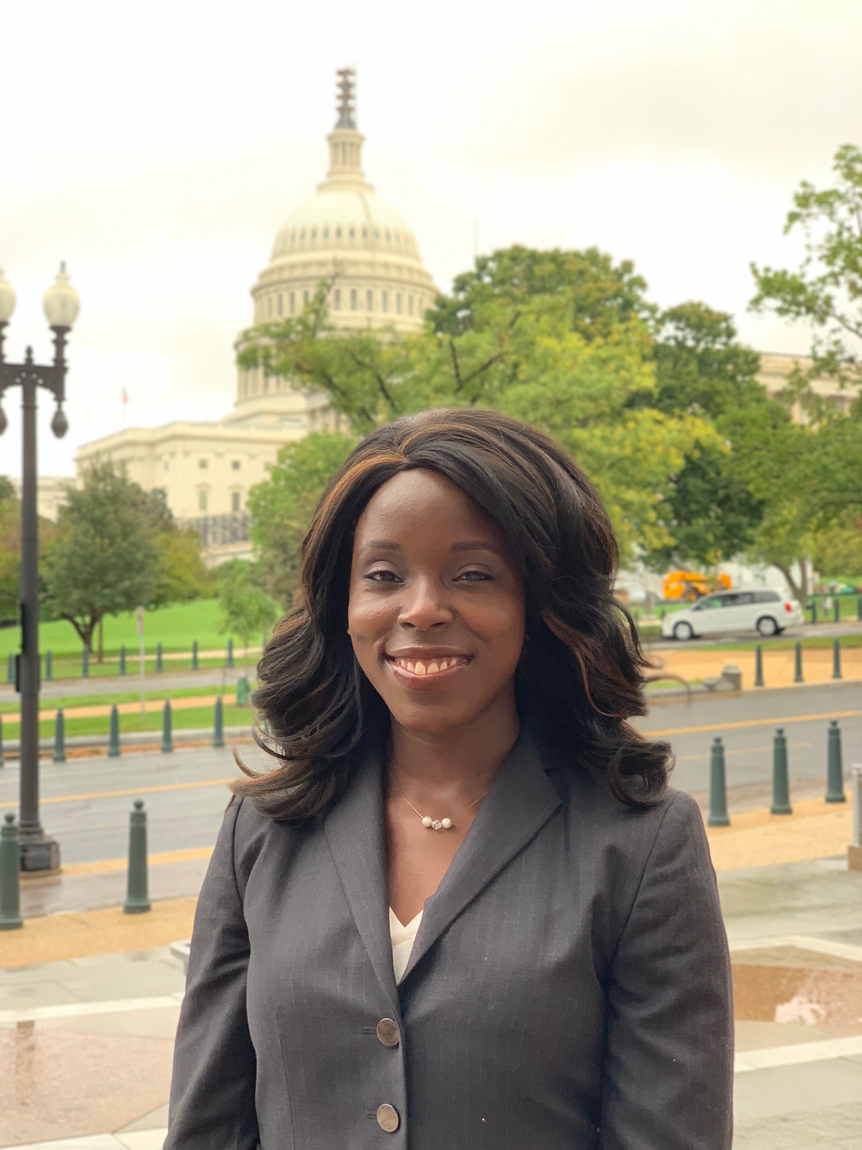 Photo of Jennifer Cobbina at the United States Capitol